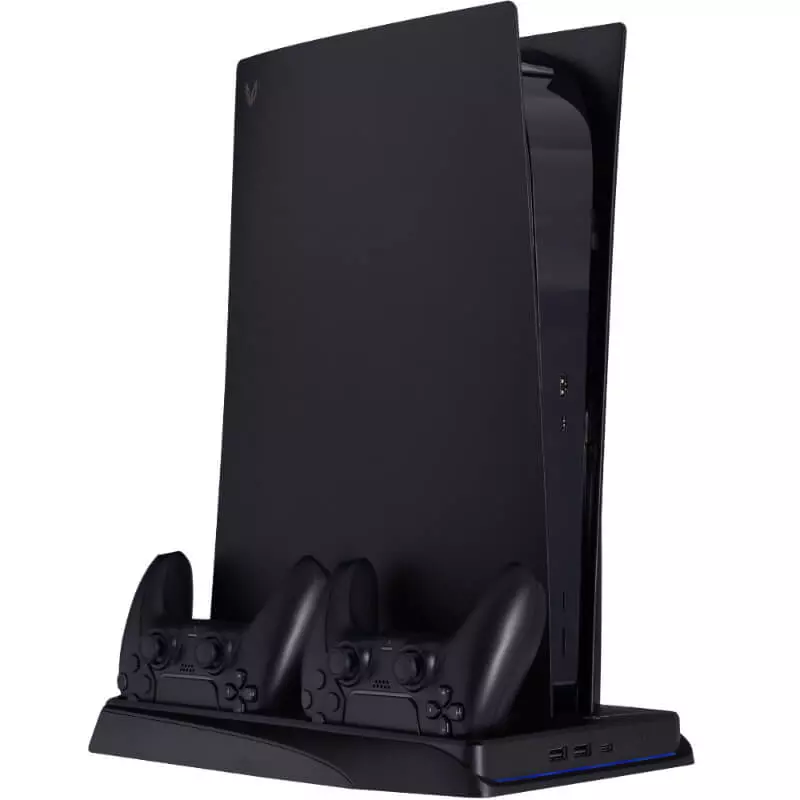 SteelDigi Podstawka AZURE CROW PS5 Black 